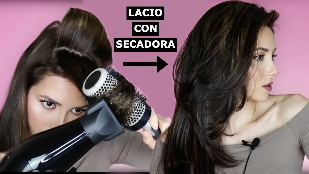 como alisar el pelo rizado con secador - Cómo alisar el pelo muy rizado
