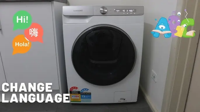 cambiar idioma lavadora whirlpool - Cómo cambiar el idioma de la lavadora secadora Samsung