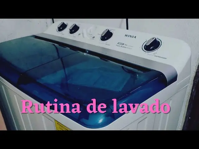 como funciona la lavadora winia - Cómo funciona la lavadora semiautomática