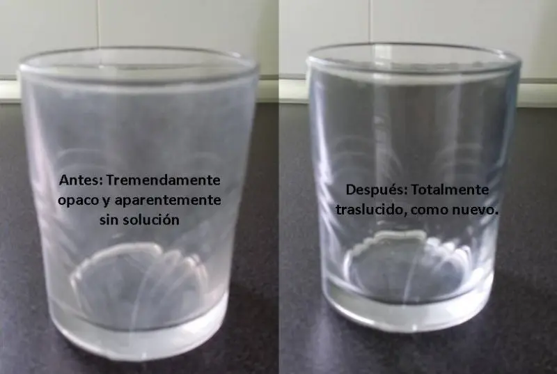 los vasos quedan blancos en el lavavajillas - Cómo quitar la cal de los vasos de cristal
