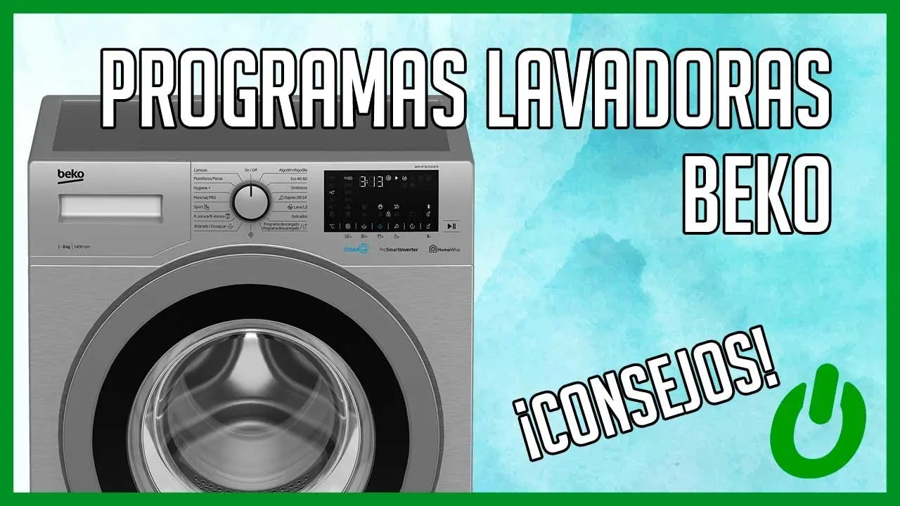 lavadora beko instrucciones símbolos - Cómo se lava en la lavadora