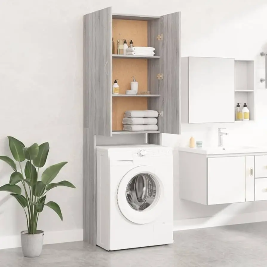 mueble lavadora baño - Cómo se llama el armario del baño