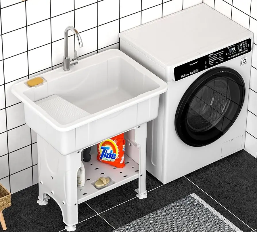 fregadero sobre lavadora - Cómo se llama el lavatorio de cocina