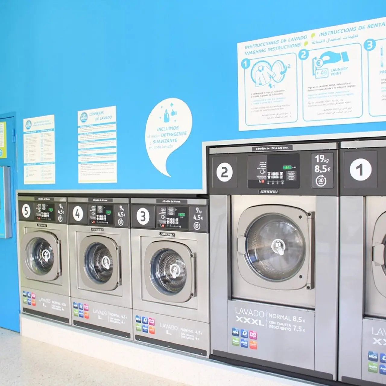 franquicia lavadoras autoservicio - Cuánto dinero se necesita para poner una lavandería