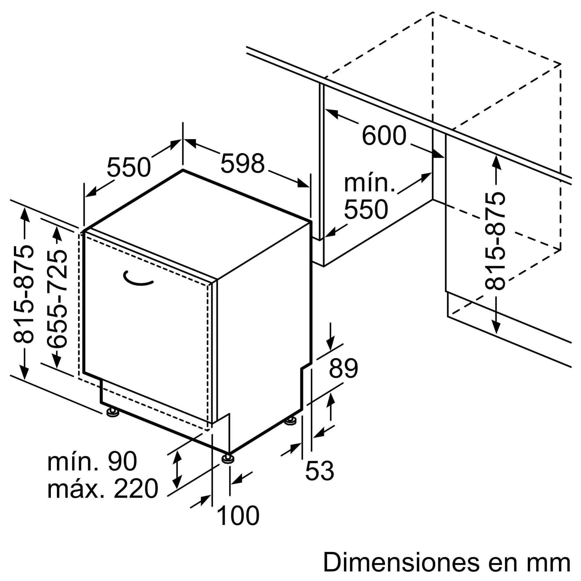 cuanto mide un lavavajillas - Cuántos platos caben en un lavavajillas de 45 cm