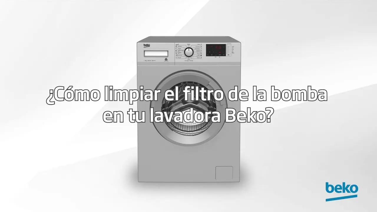 filtro lavadora beko - Dónde está el filtro de la bomba de la lavadora